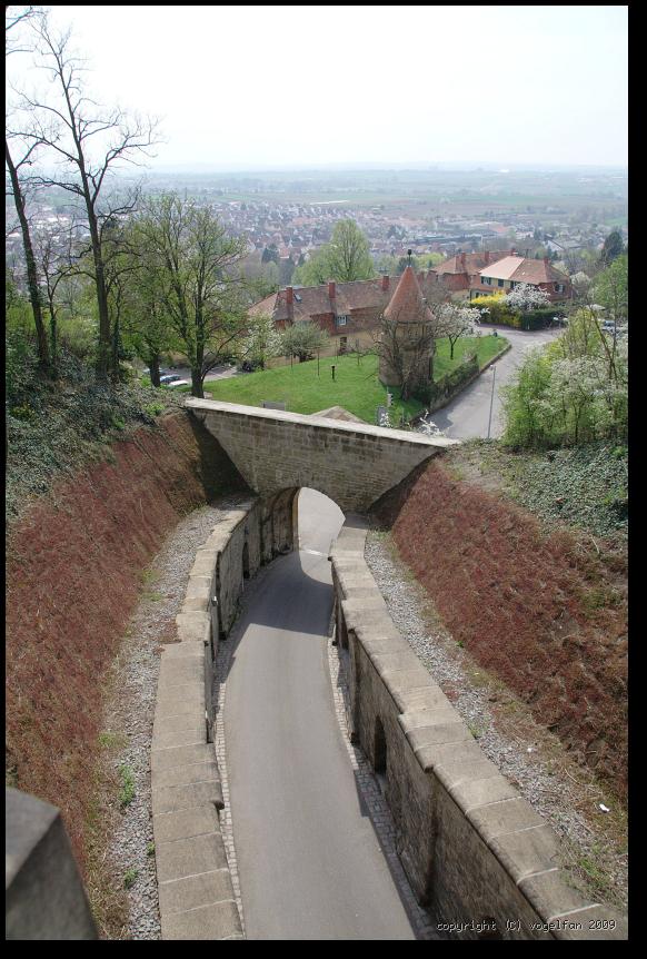 Hohenasperg Zufahrt