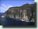 Blick auf Waterfall Bluff